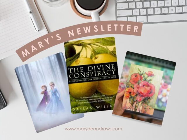 In my Friday newsletter today:
🌷 Wineskins and shrinking the Gospel
🌷 A Frozen/Frozen 2 analogy
🌷 the glorious "God-bathed" world
🌷 new artwork

Read it all here on Substack or the link in my profile!