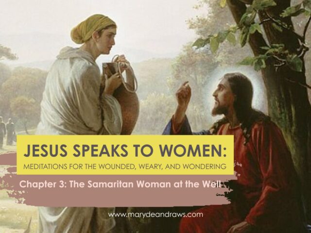 Part 2 of the study of the Samaritan woman is up on Substack. I spent a lot of time thinking about the course and content of this conversation that has always been a little mystifying to me. I break down how I read it and why I find it so encouraging. 

You can read it all here:
https://marydeandraws.substack.com/p/jesus-speaks-to-women-chapter-3-the-4ad